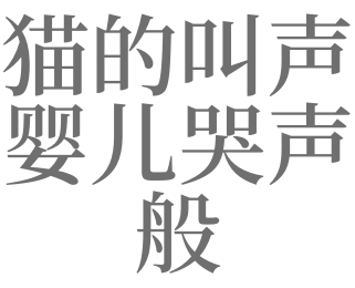 梦见猫的叫声婴儿哭声般